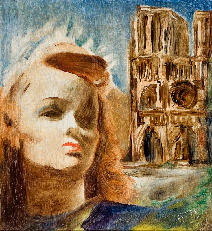 ERDŐS I. Pál (1916-1987) - Amintire din Paris, 1942