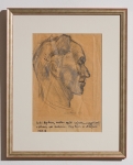 VETRO Artur (1919-1992) - Portrait of Painter Catul Bogdan, 1951