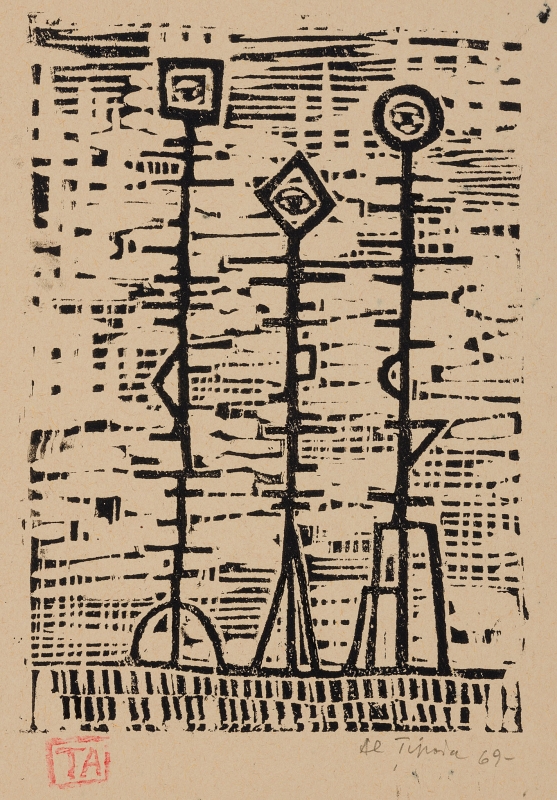Alexandru ȚIPOIA (1914-1993) - Composition, 1969