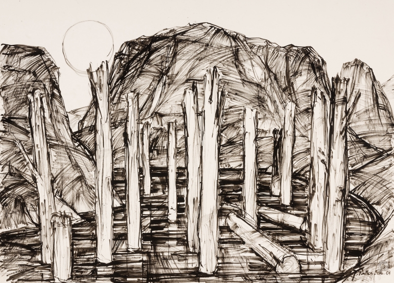 PALLOS SCH. Jutta (1925-2020) - Red Lake, 2001