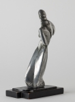Radu PUȘCARIU (1906-1978) - Art deco nude with braided hair, cca. 1933