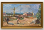 DÓCZY BERDE Amál (1886-1976) - Construction, 1963