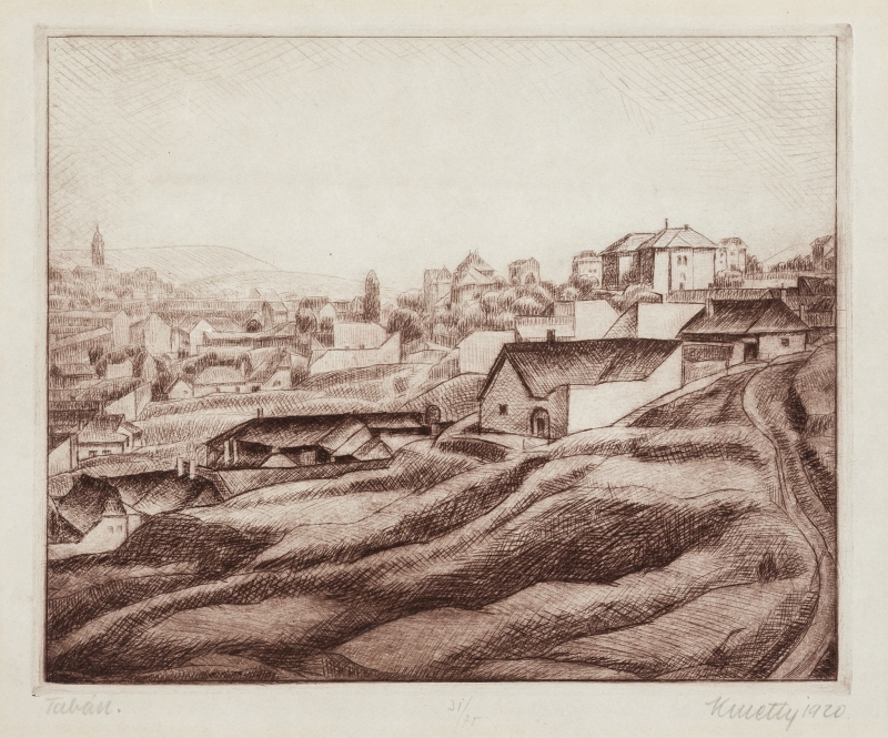 KMETTY János (1889-1975) - Tabán, 1920