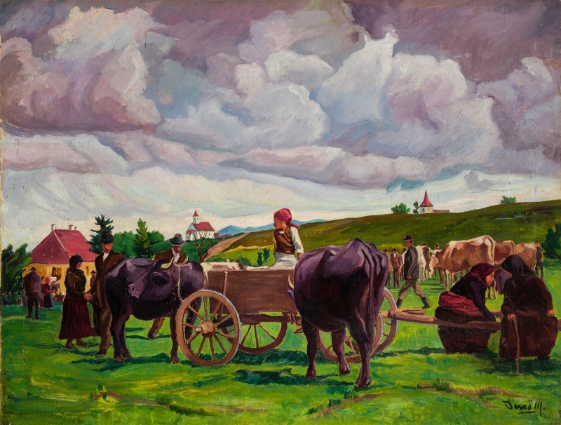 DEZSŐ Miklós (1890-1955) - Big Country Market