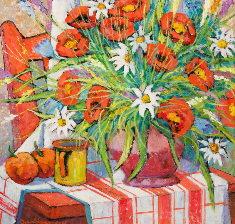 DUDÁS Gyula (1929-2015) - Poppies, 2008