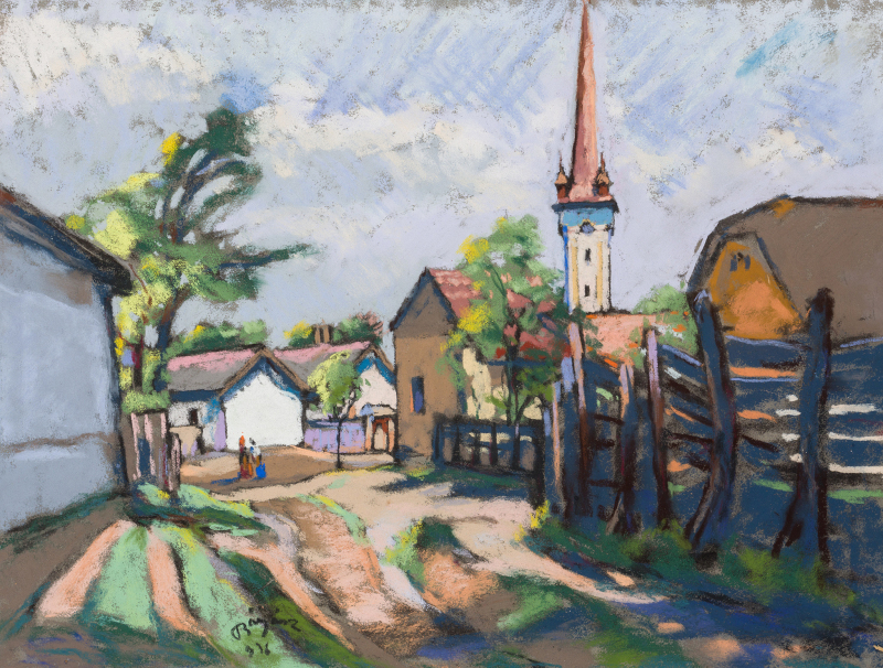 BÁNYÁSZ István (?-?) - Village, 1936