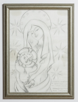 SZERVÁTIUSZ Tibor (1930-2018) - Madonna with child, 2004