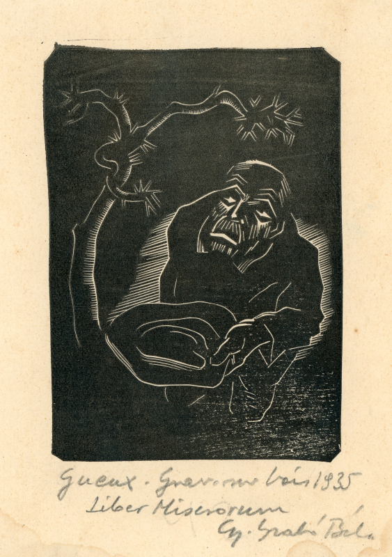 GY. SZABÓ Béla (1905-1985) - Beggar (from the Liber Miserorum series), 1935