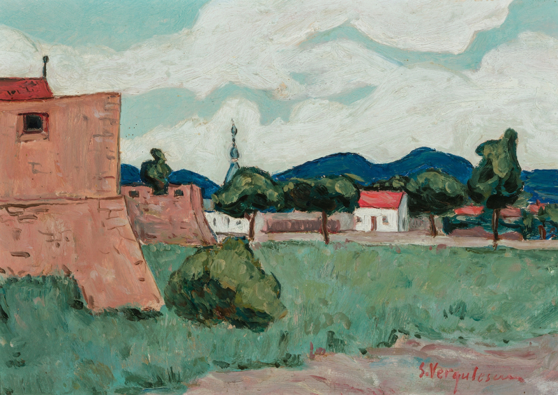 Spiru VERGULESCU (1934-2007) - Făgăraș Citadel, 1984
