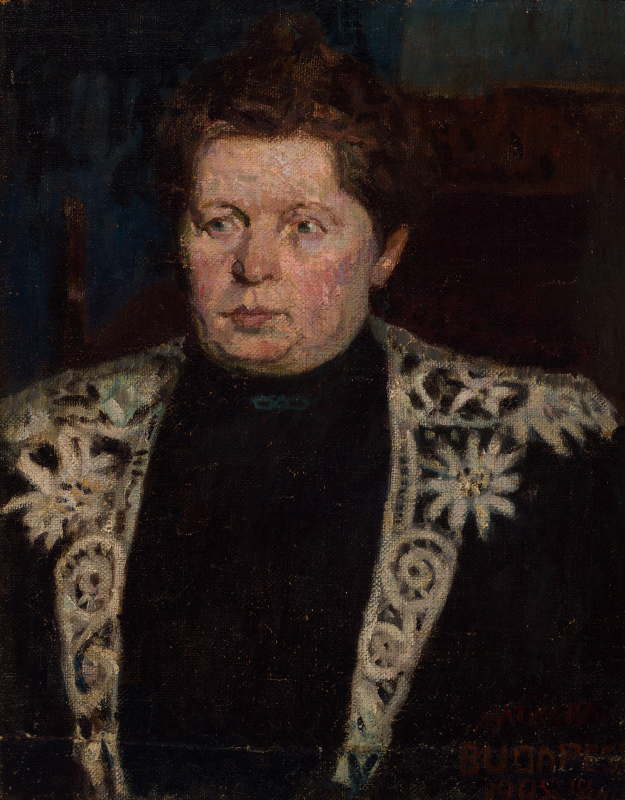MATICSKA Jenő (1885-1906) - Portrait of madam Derecskey, 1905