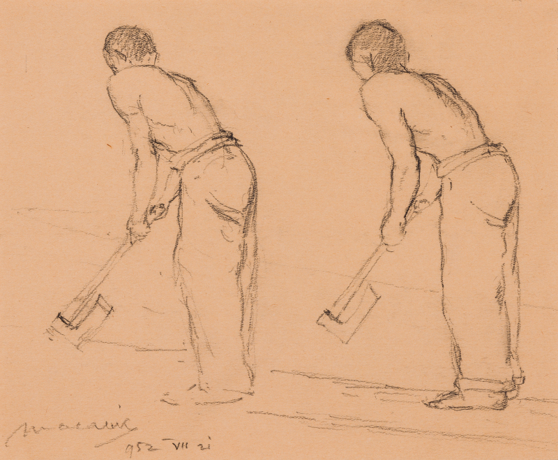MACALIK Alfréd (1888-1979) - Woodworkers, 1952