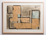 Yvonne HASAN (1925-2016) - Composition at a UAP Bucharest meeting, 1972