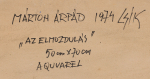 MÁRTON Árpád (1940) - Shift in direction, 1974