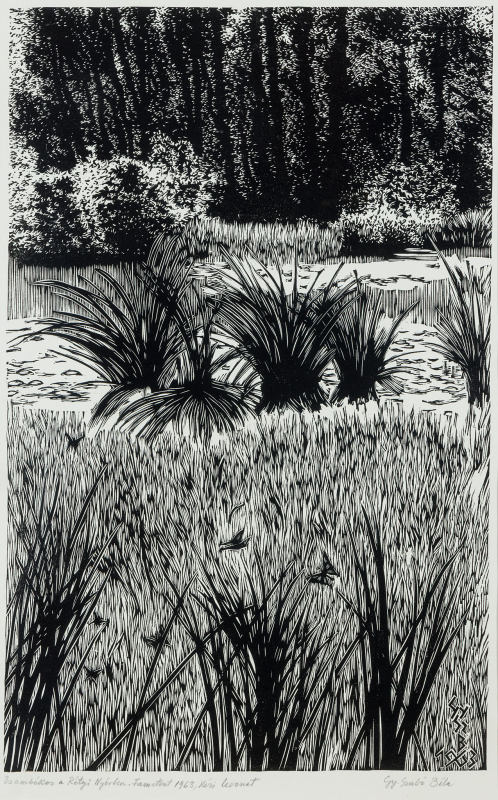 GY. SZABÓ Béla (1905-1985) - Stufăriș în Mestecănișul de la Reci, 1963