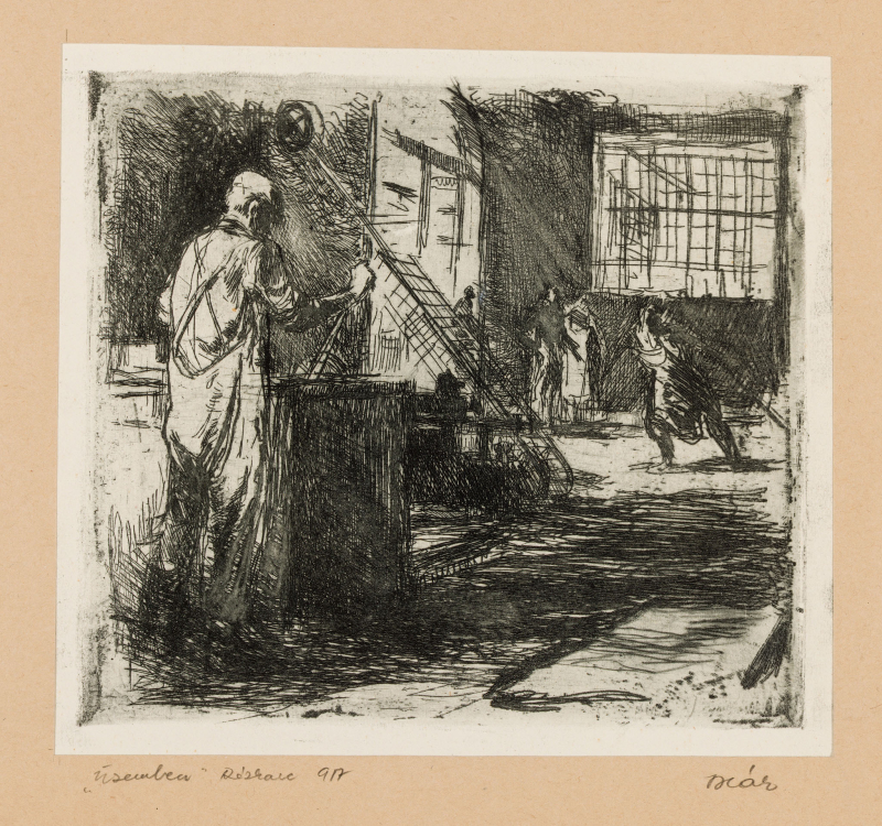 DEÁK Ferenc (1935-2013) - In the factory, 1957