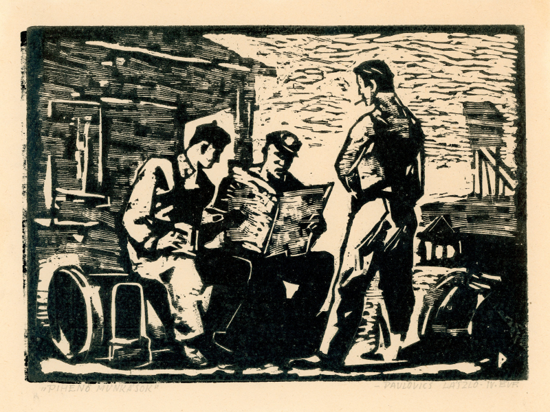 PAULOVICS László (1937-2024) - Workers Resting