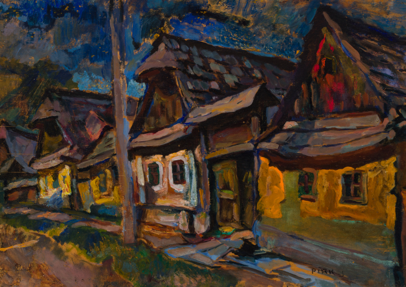 PIRK János (1903-1989) - Street from Baia Mare