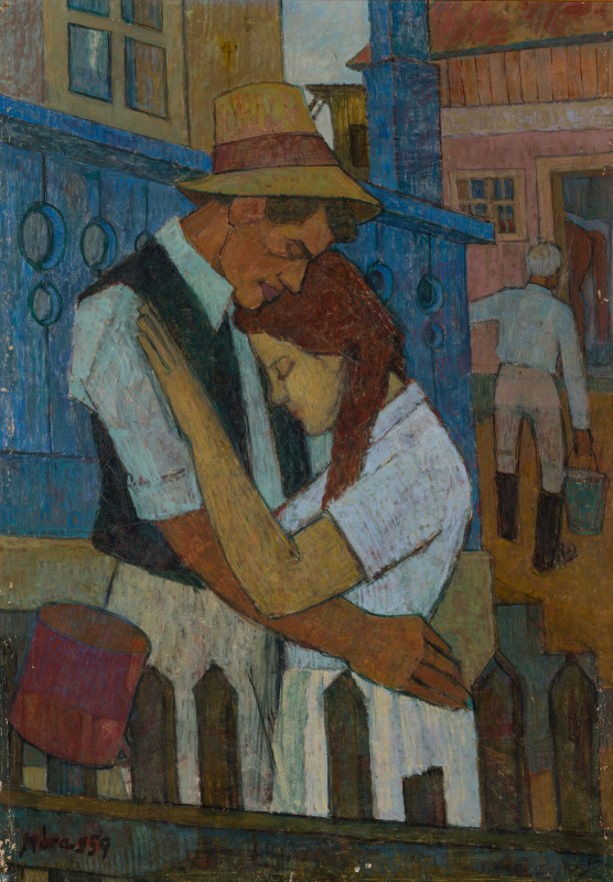 MÓRA Bernát (1926-1988) - Farewell, 1959